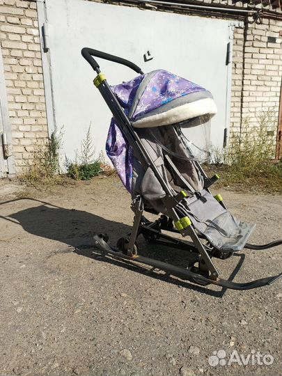 Детские санки коляска