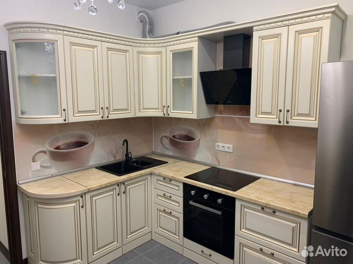 Кухня классика, фасады мдф, цена за метр