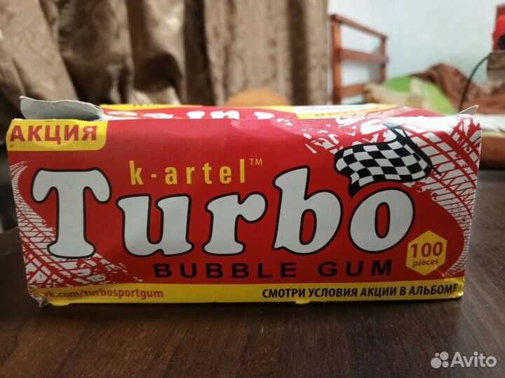 Жвачка turbo cabriolet