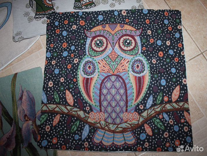 Наволочки гобелен 45*45 см. Новые