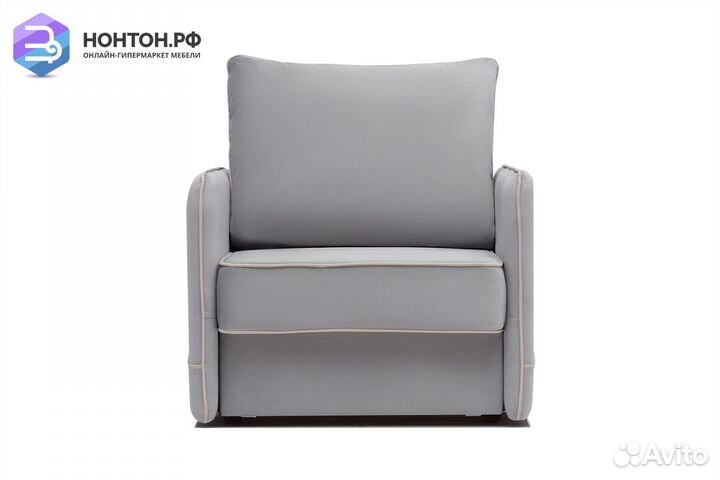 Кресло еврокнижка Энерджи серое