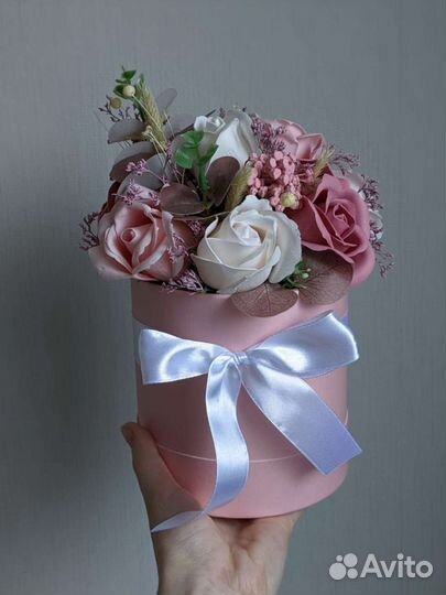 Мыльные цветы на 8 марта