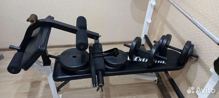 Стойка для штанги скамья