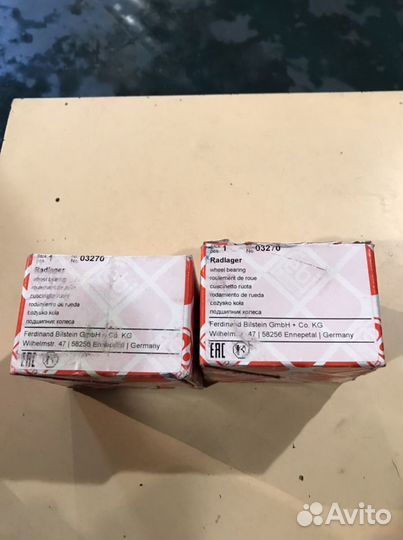 Подшипник передней ступицы.2шт