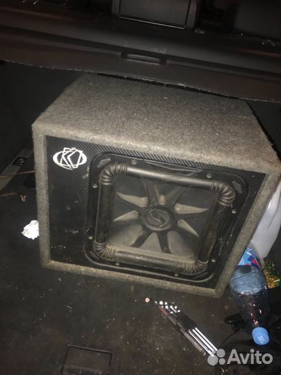 Сабвуфер kicker L10S32 + устлитель callcell 1000.1