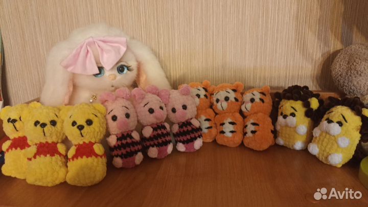 Вязаные брелоки