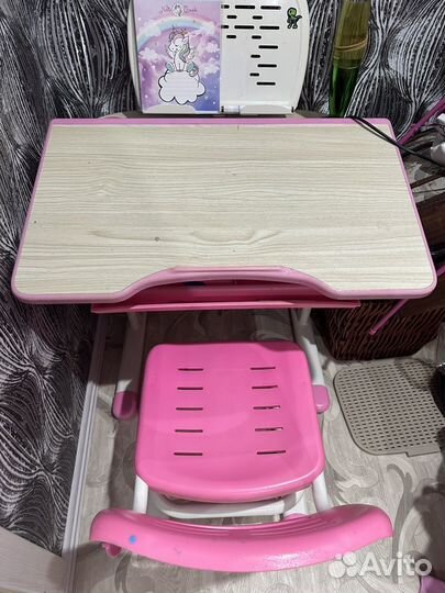 Растущая парта стол и стул