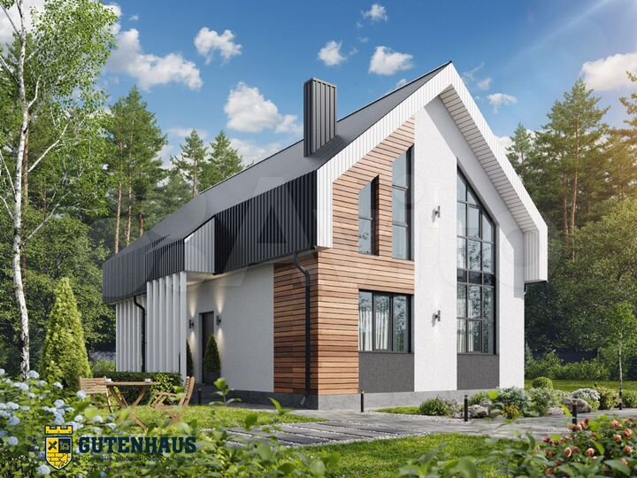 Дом 131 м² на участке 8 сот.