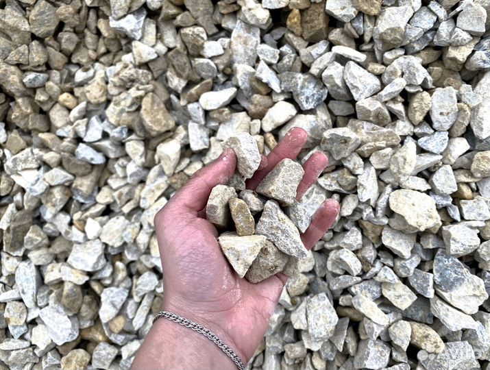 Щебень, Песок