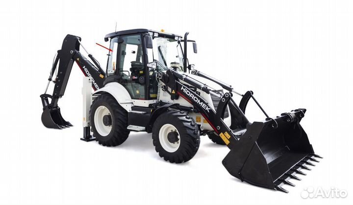 Стекло за дверью правое для погрузчика Hidromek