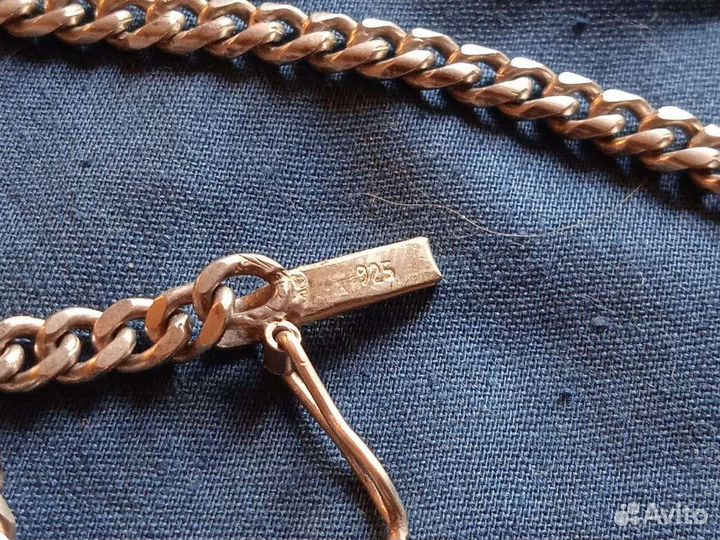 Серебряная цепь мужская 925