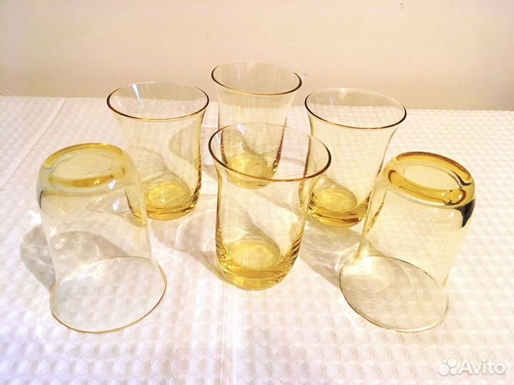 Редкие рюмки стопки 6 шт. Винтаж СССР. 1975 г