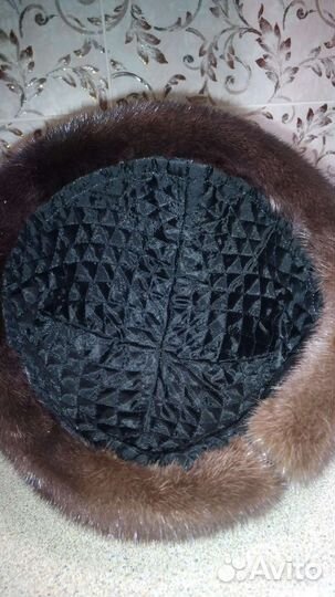 Шапка женская норковая новая