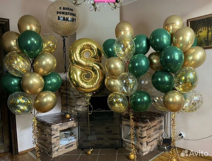 Воздушные(гелиевые)шары на День Рождения, Доставка
