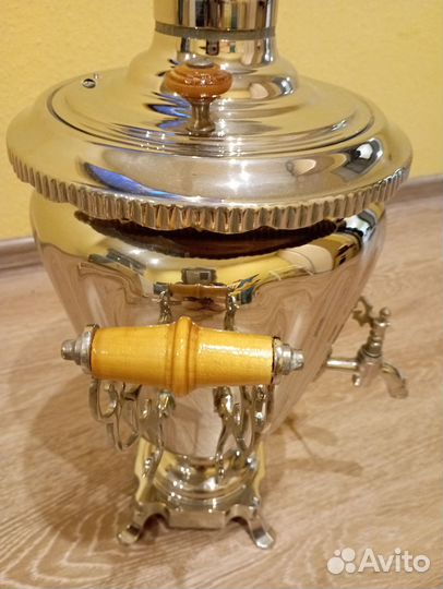 Самовар Тульский жаровой с трубой