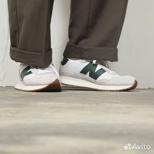 Оригинал NEW balance 237 Мужские кроссовки белый