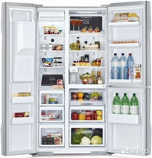 Холодильник side-by-side hitachi r-m702 gpu2 gs