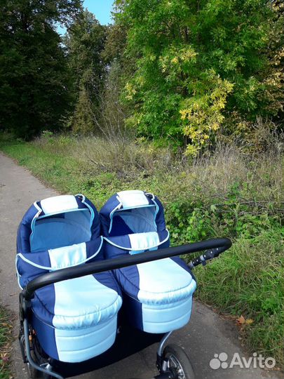 Коляска для двойни 2 в 1