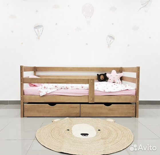 Детская кровать из массива 160 на 80 см