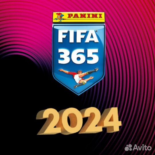 Футбольные наклейки panini fifa 365 2024