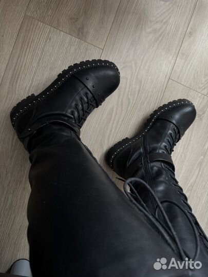 Сапоги женские натуральная кожа 38