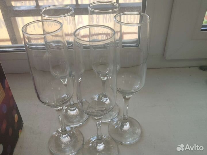 Фужеры Изабелла новые