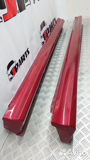 Накладки на пороги Mitsubishi ASX