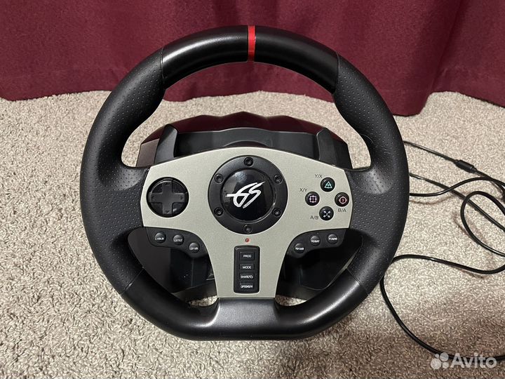 Игровой руль dexp wheelman pro черный