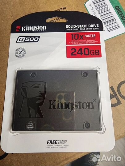 Ssd kingston a400 240gb новые