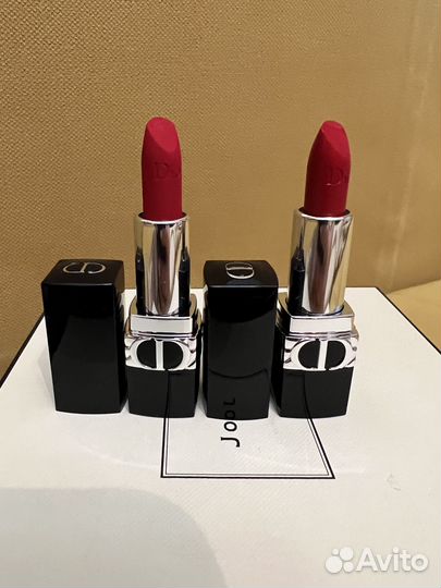 Помада dior Rouge 999 мини