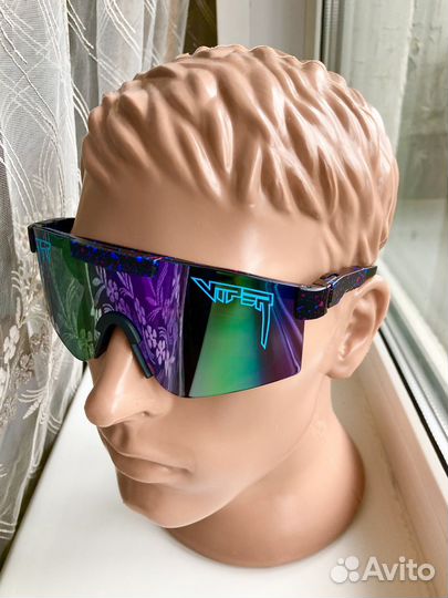 Очки Pit Viper с зеркально-фиолетовыми линзами