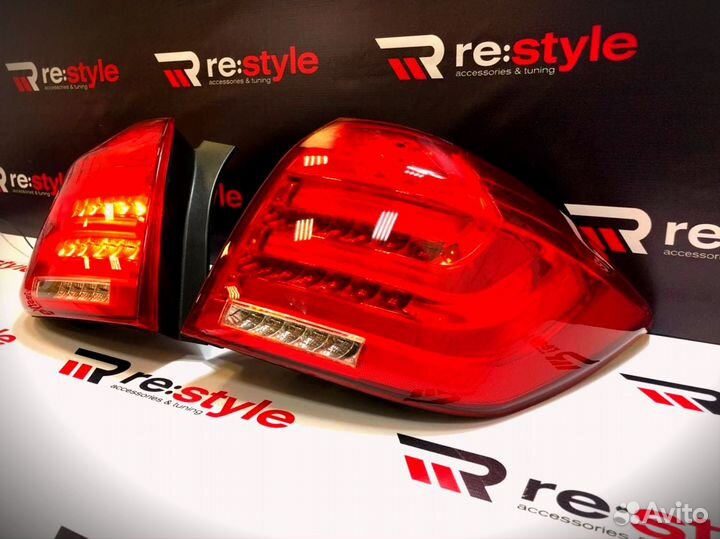 Стопы Highlander (XU40) 09-13г Led Красные