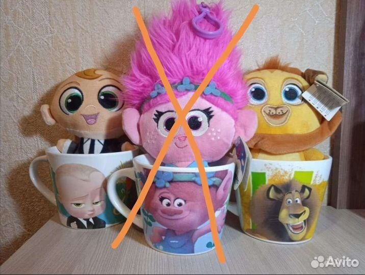 Игрушка в кружке магнит