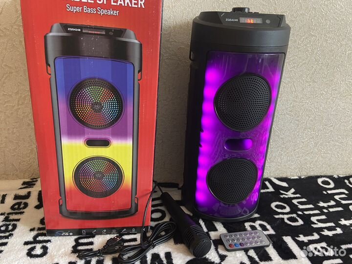 Портативная колонка bluetooth