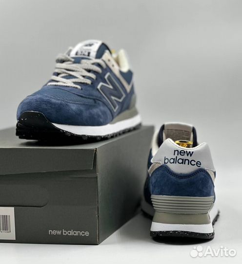 Кроссовки мужские New Balance 574 blue синие