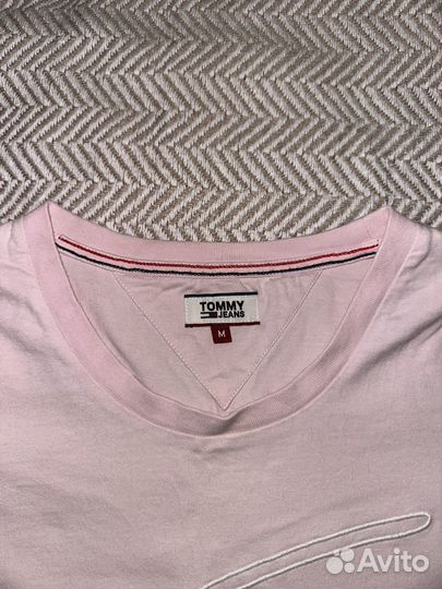 Футболка розовая Tommy Hilfiger (М)