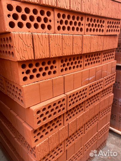 Кирпич облицовочный полуторный и одинарный