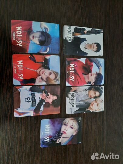Карты Stray Kids, Twice, Itzy