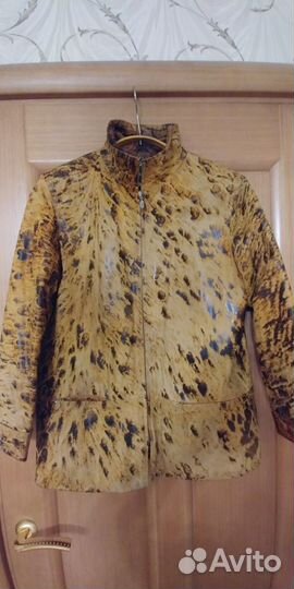 Куртка кожаная