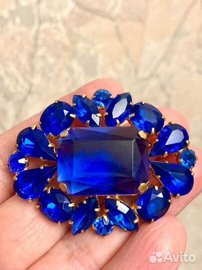 Брошь винтаж чехословакия