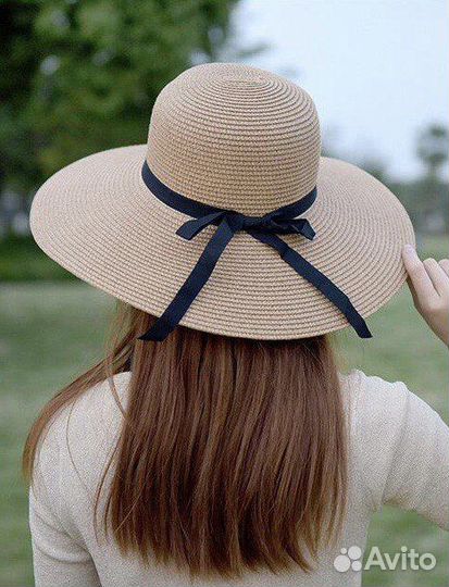 Шляпа соломенная