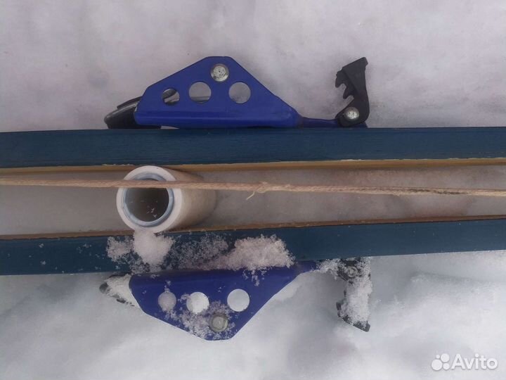 Лыжи детские деревянные