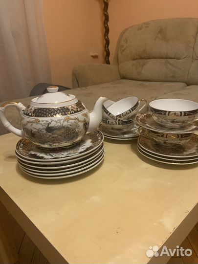 Сервиз чайный фарфор, Китай