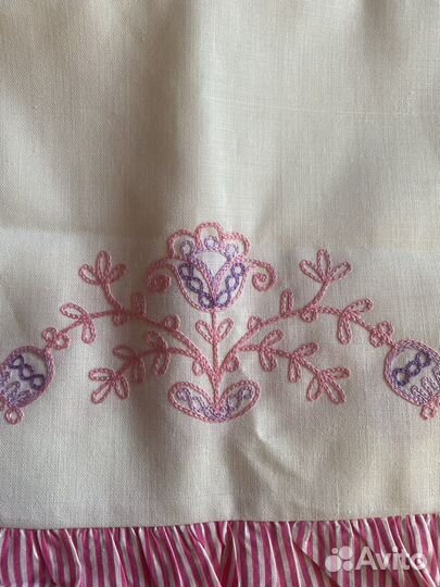 Кухонный комплект лен,фартук,полотенце,прихватки