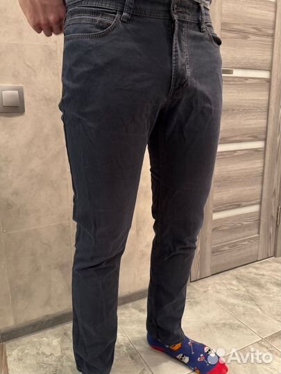 Джинсы мужские синие