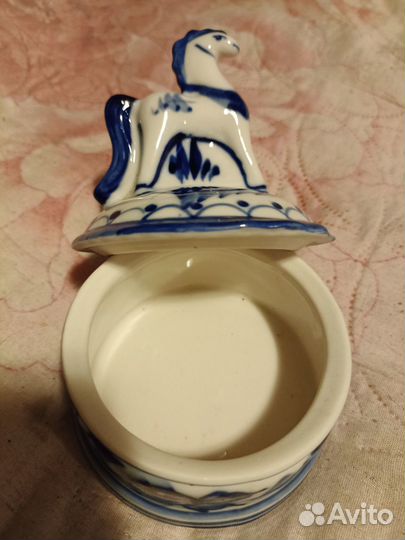Шкатулка гжель новая