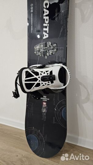 Сноуборд Capita Outerspace Living c креплениями