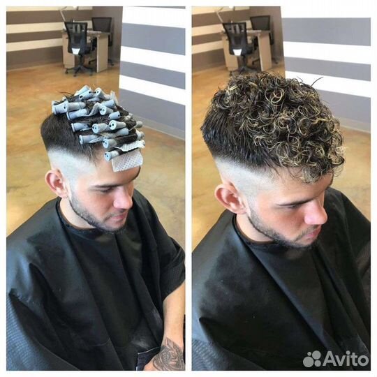 Мужская завивка