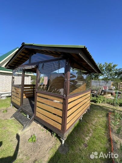 Мягкие окна для беседки