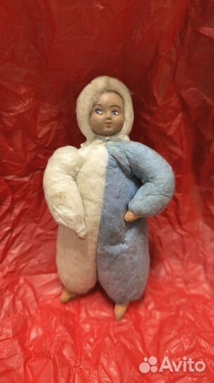 Ватная елочная игрушка советская СССР